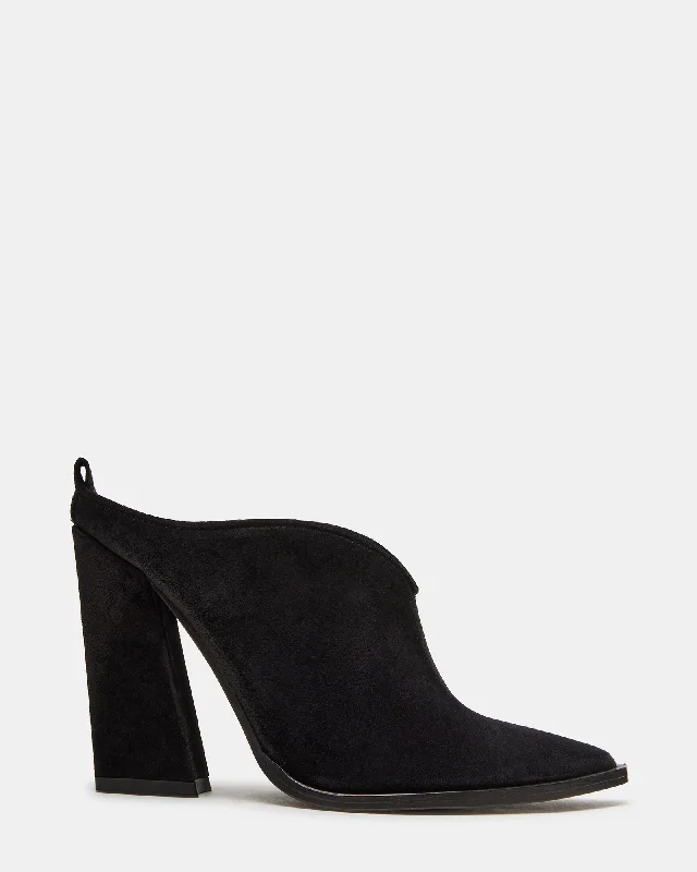 FLINT BLACK SUEDE Athleisure Derby Style  