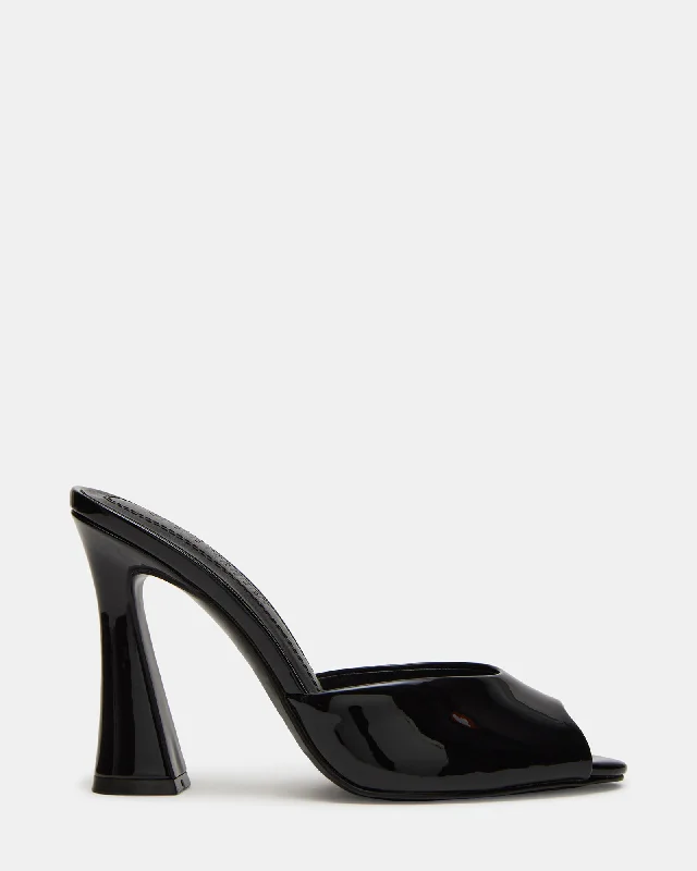 PRESECCO BLACK PATENT Performance Running Sneaker Look  