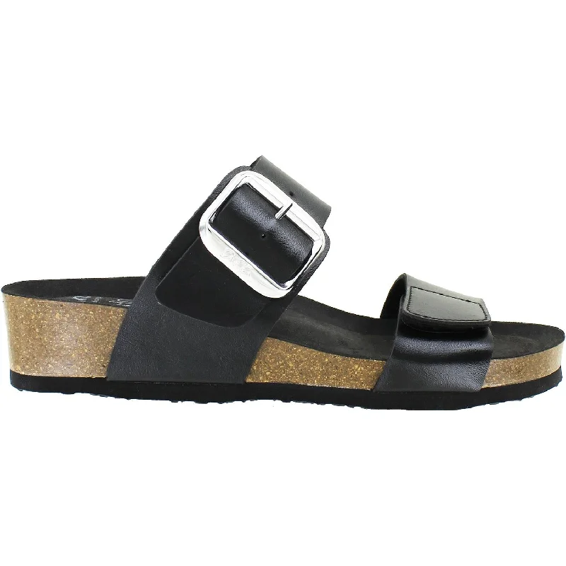 Women's Ara Shoes Blaise Black Laminado Synthetic Elastic - Sided Chelsea Look  
