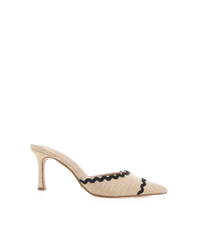 XIO - NATURAL RAFFIA Buckle -