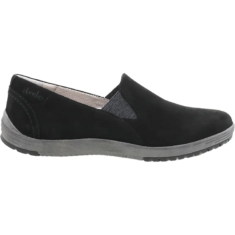 Women's Dansko Laraine Black Nubuck Desert Boot Utility Style  