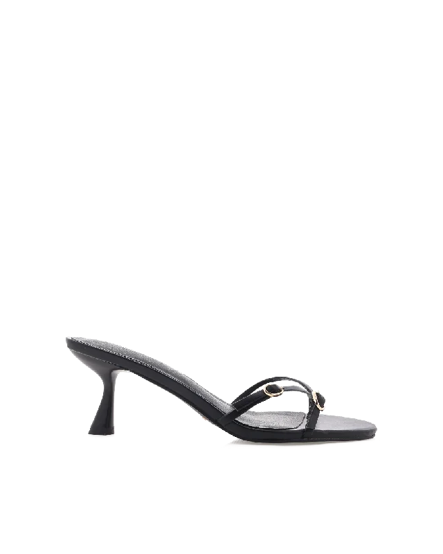 WYLER - BLACK Single - Buckle Monk Look  