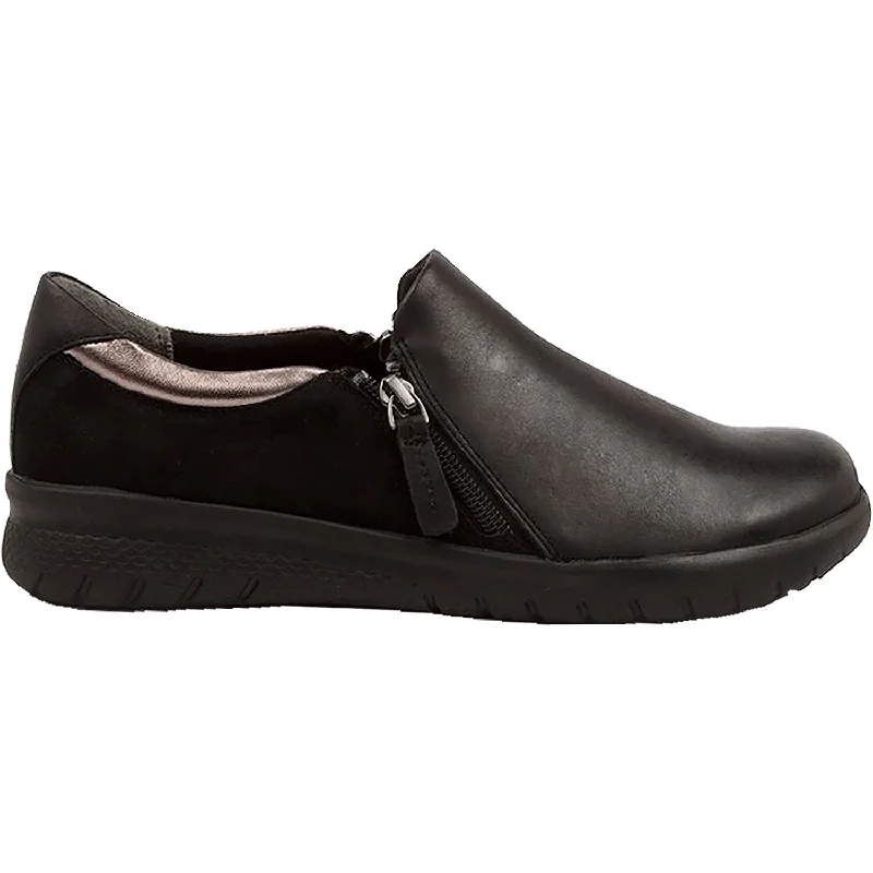 Women's Ziera Sansa Black Multi Leather Leather Driving Shoe Style  