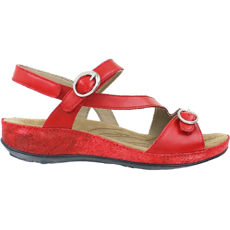 Women's Romika Fidschi 48 Red Leather Suede Desert Boot 