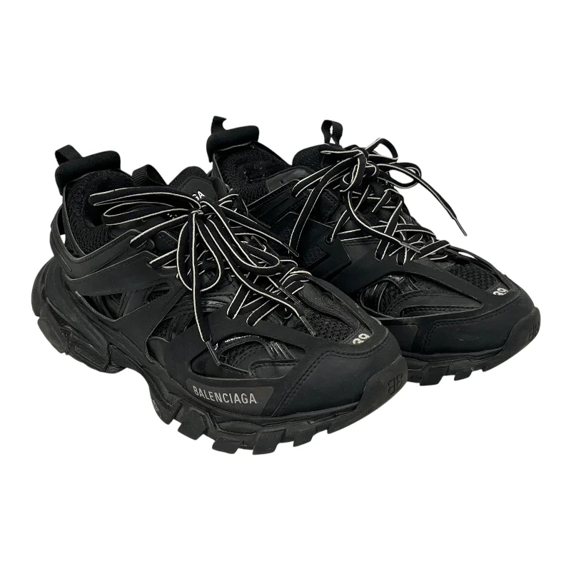 BALENCIAGA/Low-Sneakers/EU 39/BLK/Track runners triple black Ivy League - Inspired Derby Look 
