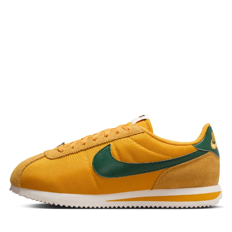 Women's Nike Cortez Textile - Yellow Ochre/Gorge Green Cowboy Boot Western Style  