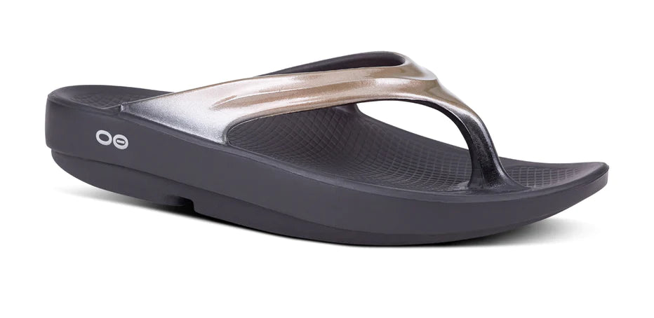 OOFOS OOLALA LATTE Paisley Print Shoe Design  