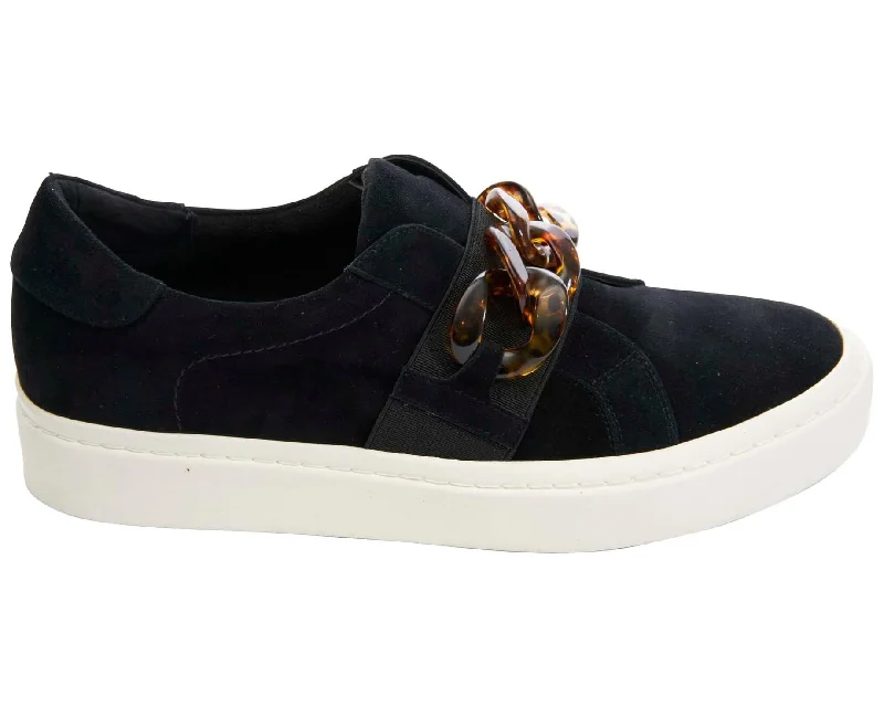 WOMEN'S VANELI YAZZ SNEAKER| BLACK SUEDE Aesthetic  