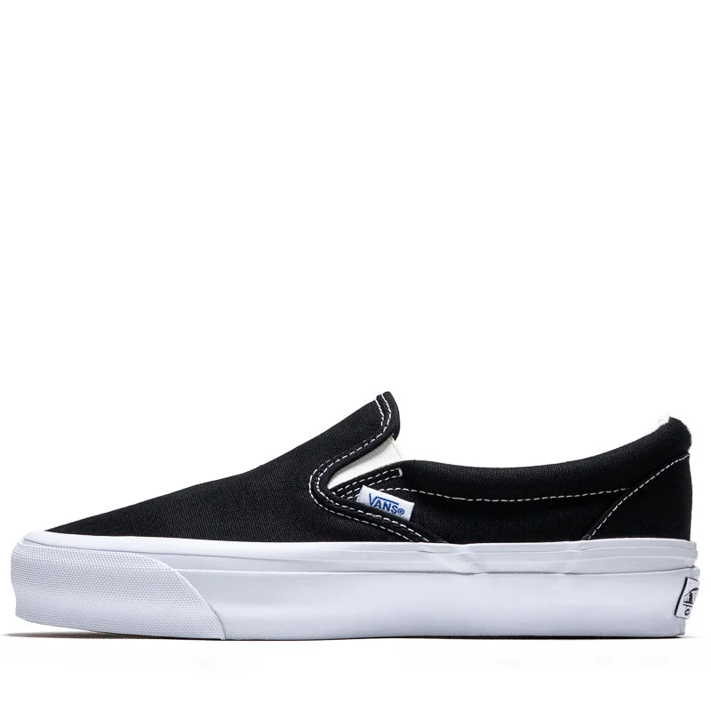 Vans Slip On Reissue 98 - Black/White Minimalist Sneaker Style  