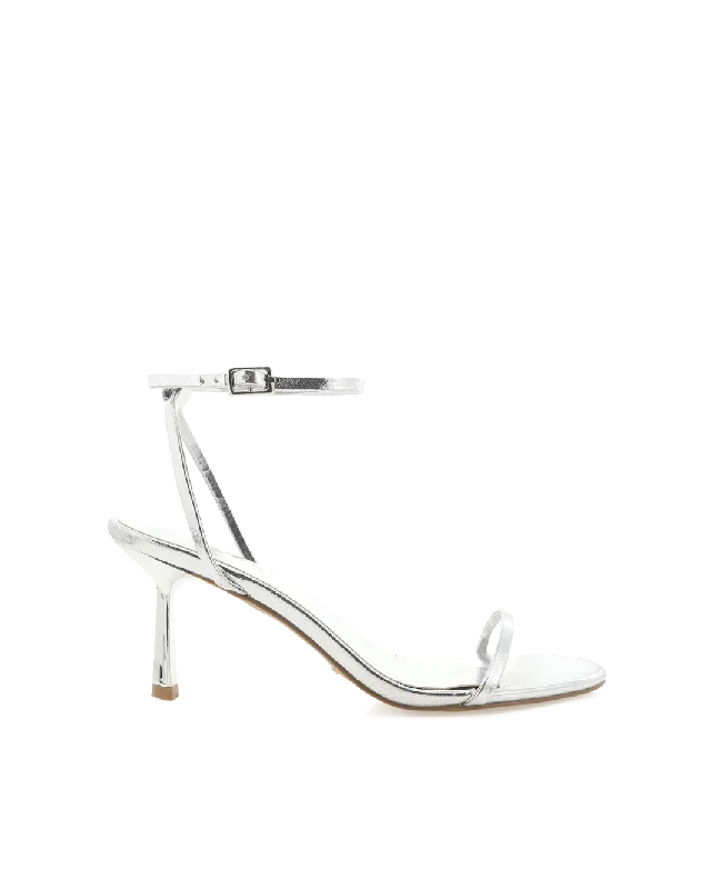 HOPPER - SILVER METALLIC Tassel Driving Shoe Look 