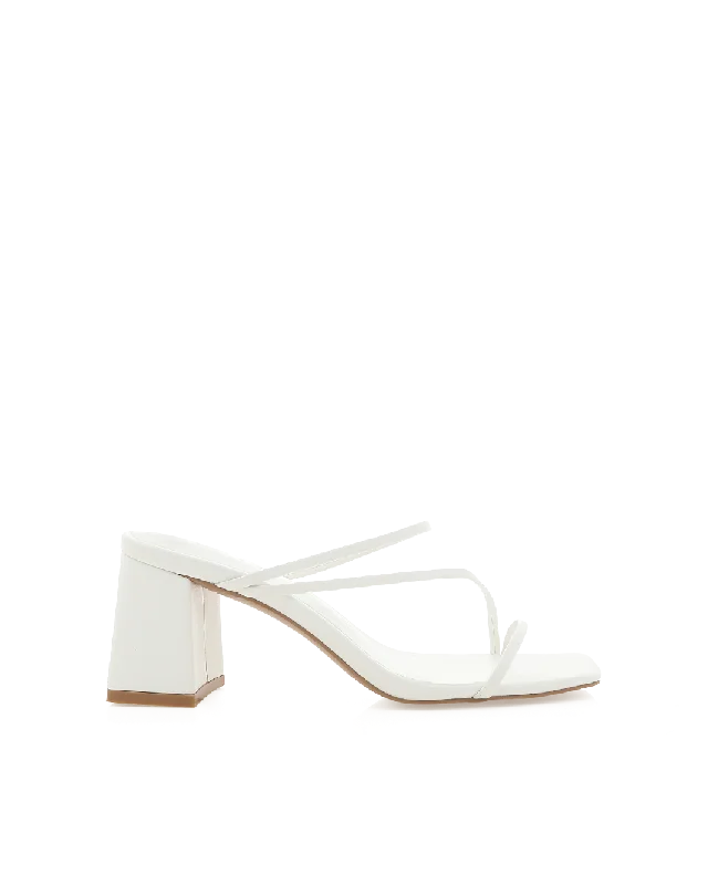 YAZMIN 2.0 - WHITE Zip - Up Boot Style  