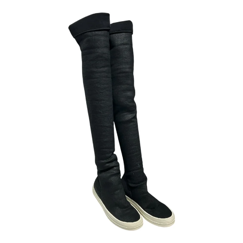 RICK OWENS DRKSHDW/Hi-Sneakers/EU 37/Denim/BLK/ Hip - Hop Sneaker Style  