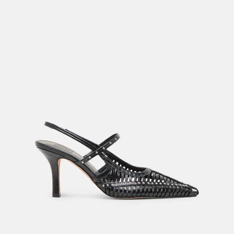 HENSAL HEELS MIDNIGHT CRINKLE PATENT Blue Coast Loafer Aesthetic 