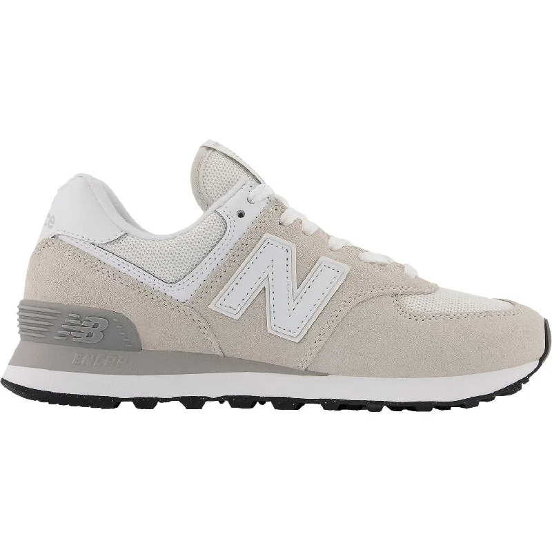 Women's New Balance WL574EVW Nimbus Cloud Suede Edwardian Shoe Look  