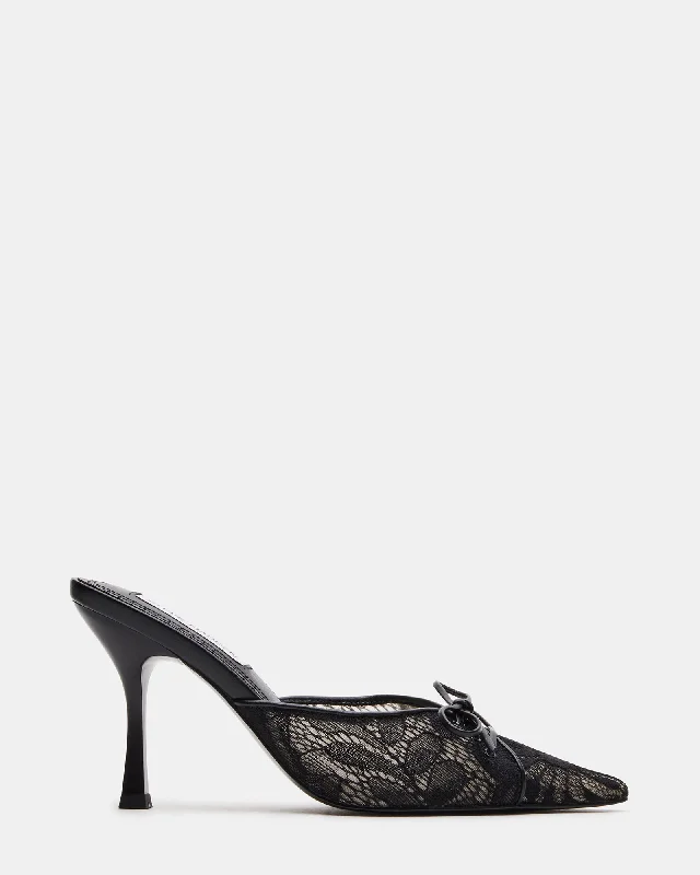 TEMPTRESS BLACK LACE Athleisure Derby Style  