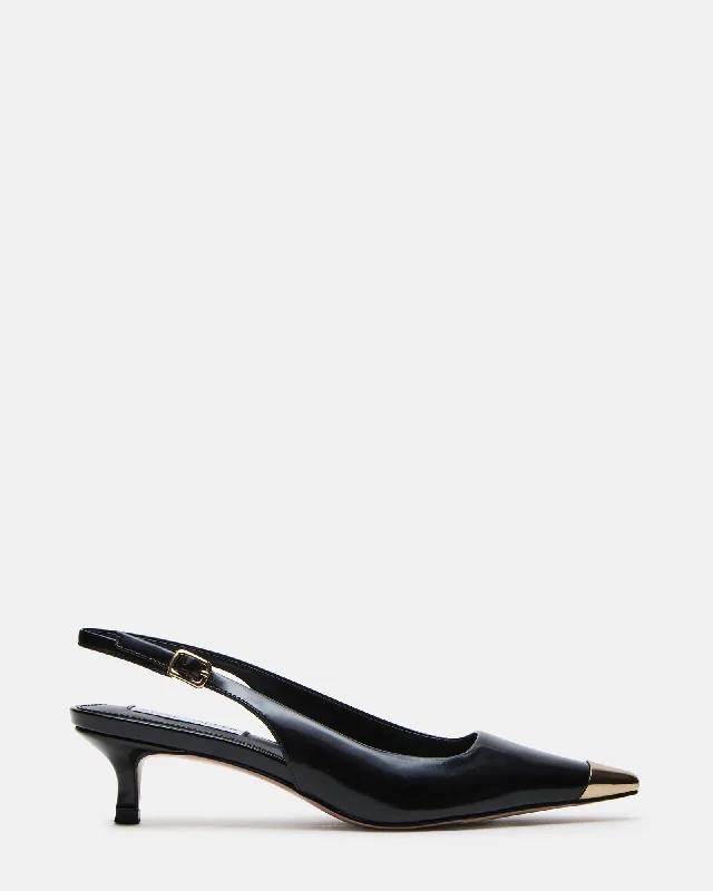 KENZ BLACK LEATHER Brogue Oxford Aesthetic 