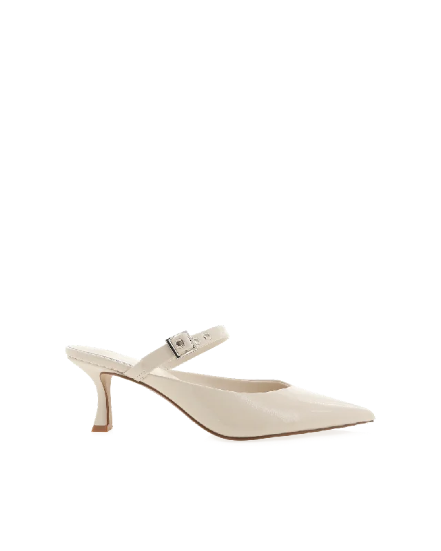 OLINDA - BONE CRINKLE PATENT Art Deco - Inspired Shoe Look  