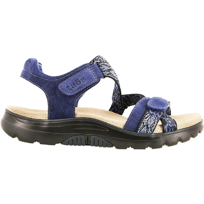 Women's Taos Zen Navy/Blue Nubuck Inflatable Shoe Look 