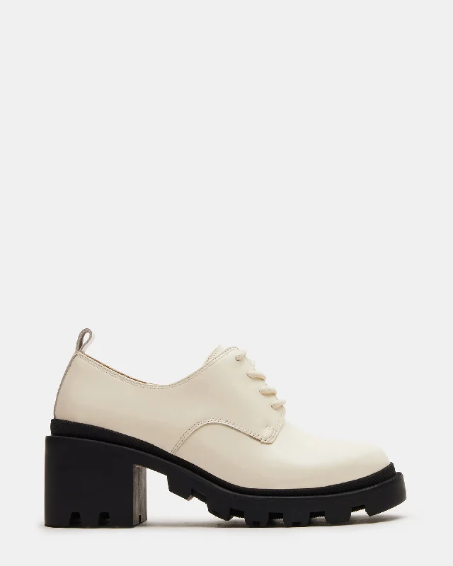 STEPPER CREAM LEATHER Ivy League Loafer Look 