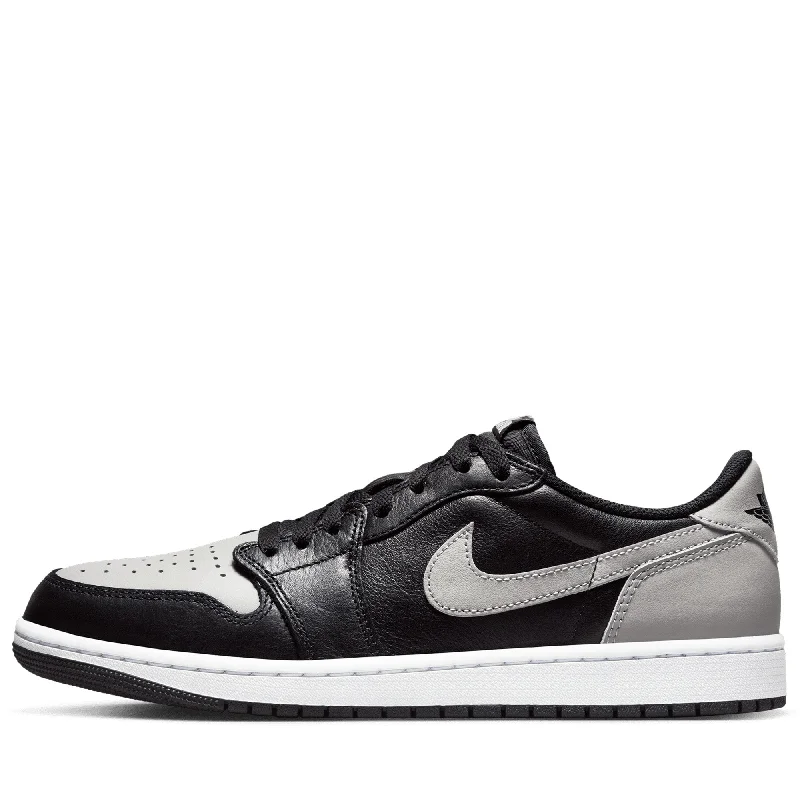 Air Jordan 1 Retro Low OG 'Shadow' - Black/Medium Grey Moccasin Soft - Sole Style  