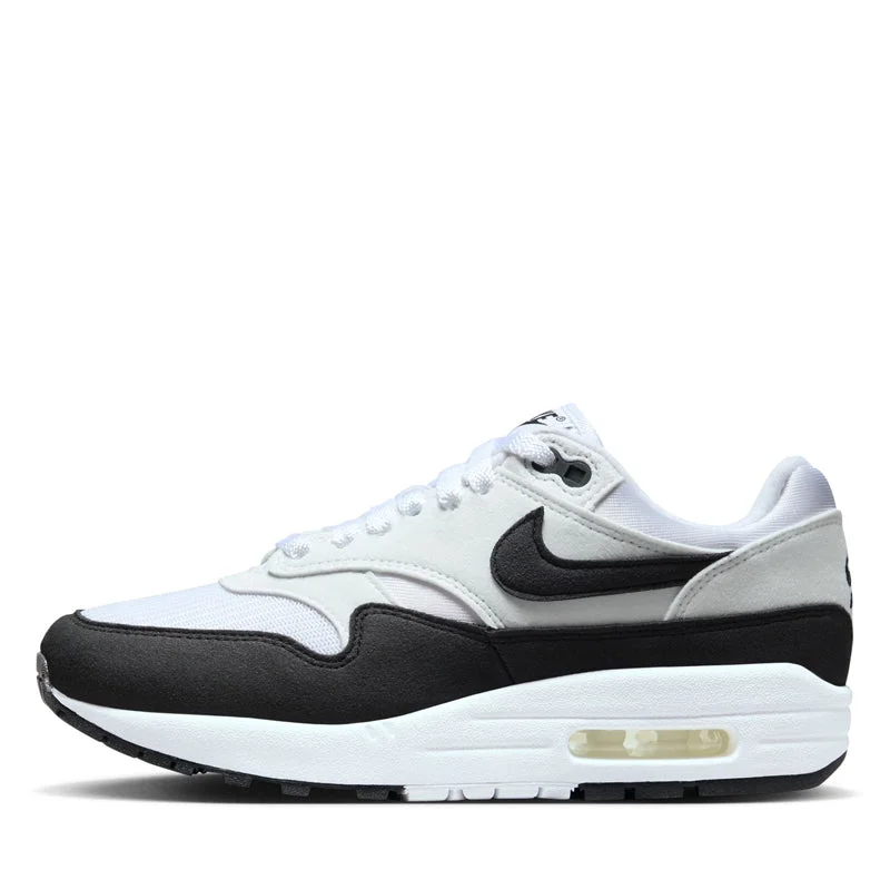 Women's Nike Air Max 1 - White/Black Chunky Platform Sneaker Style  