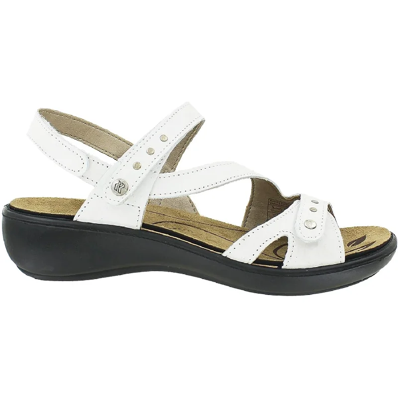 Women's Romika Ibiza 70 White Leather Quilted Shoe Design  