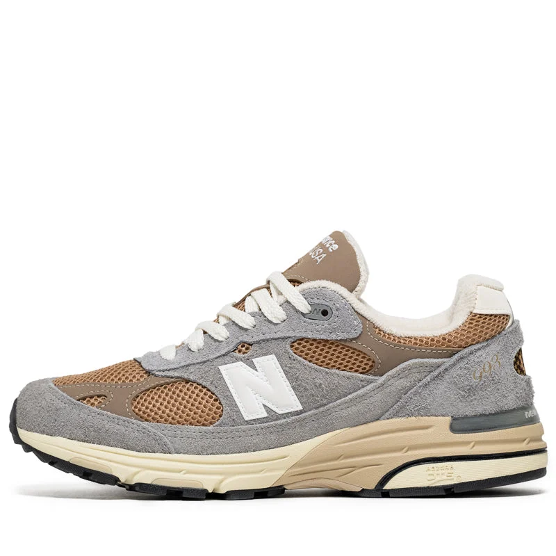 New Balance Made in USA 993 - Shadow Grey/Driftwood Zip - Up Boot Style  