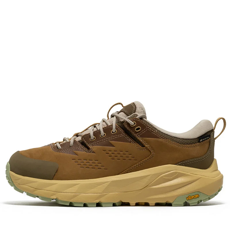 Hoka Kaha Low GTX TP - Wheat Distressed Leather Shoe Style  
