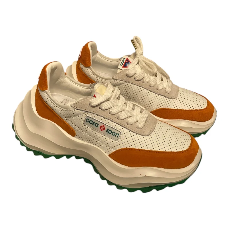 CASABLANCA/Low-Sneakers/US 6.5/Leather/ORN/Caasa Sport Atlantis Neon - Accent Sneaker Look  