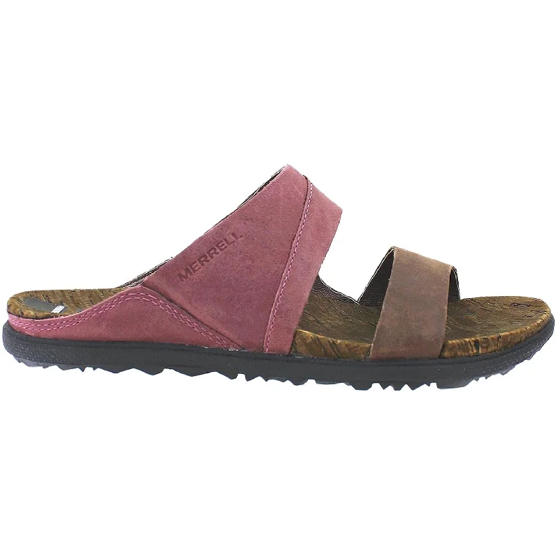 Women's Merrell Around Town Slide Freesia Leather Victorian - Era Boot Style  