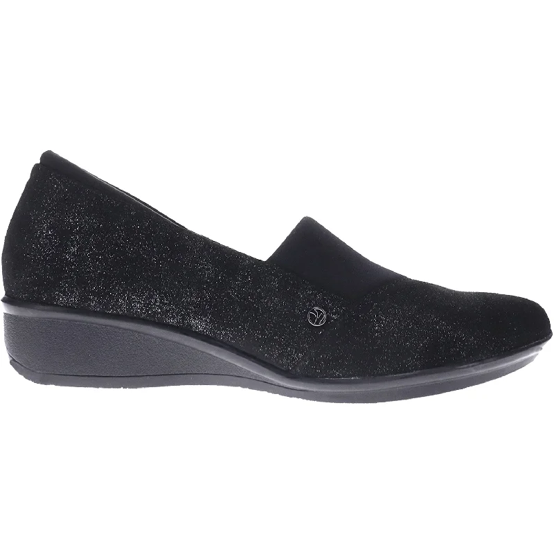 Women's Revere Naples Midnight Leather Tech - Inspired Sneaker Look  