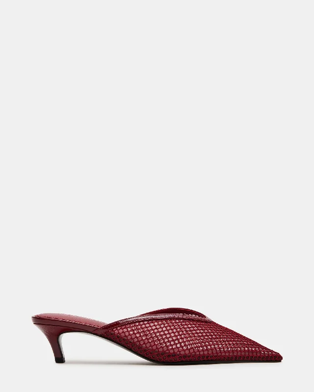 LIVIA RED MULTI Striped Shoe Style  