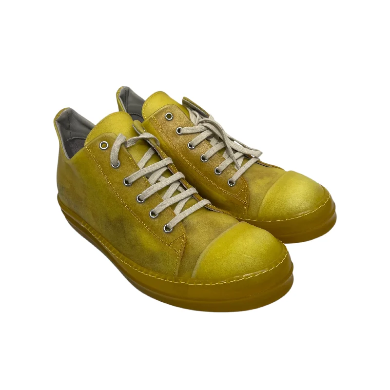 Rick Owens/Low-Sneakers/US 11/YEL/ Patchwork Shoe Aesthetic  