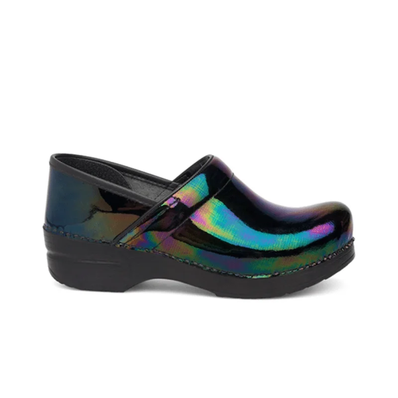 Dansko Women's Professional - Petrol Patent Moccasin Soft - Sole Style  
