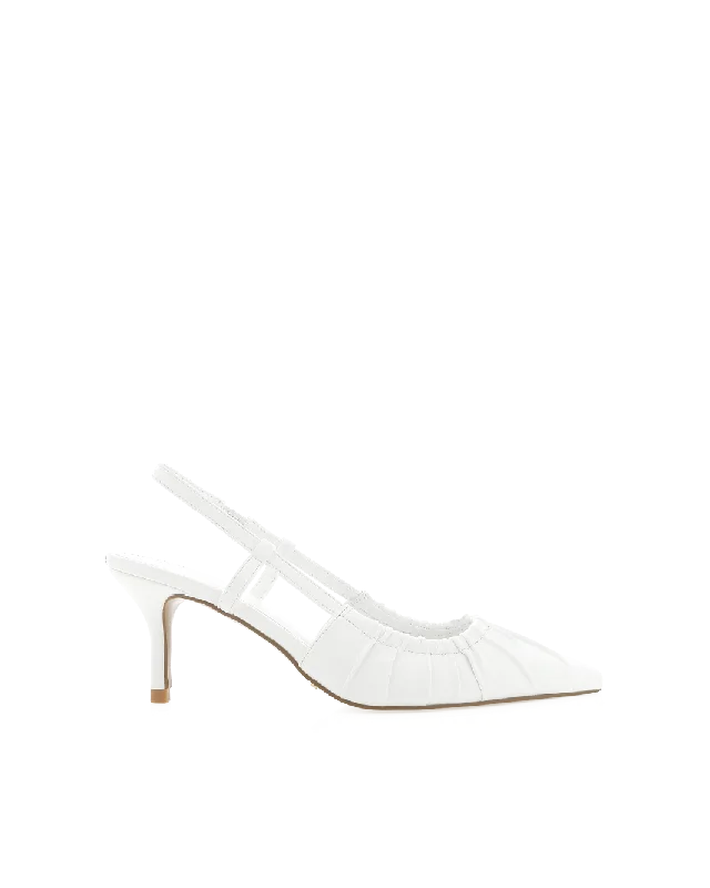 DANI - WHITE Zip - Up Boot Style  