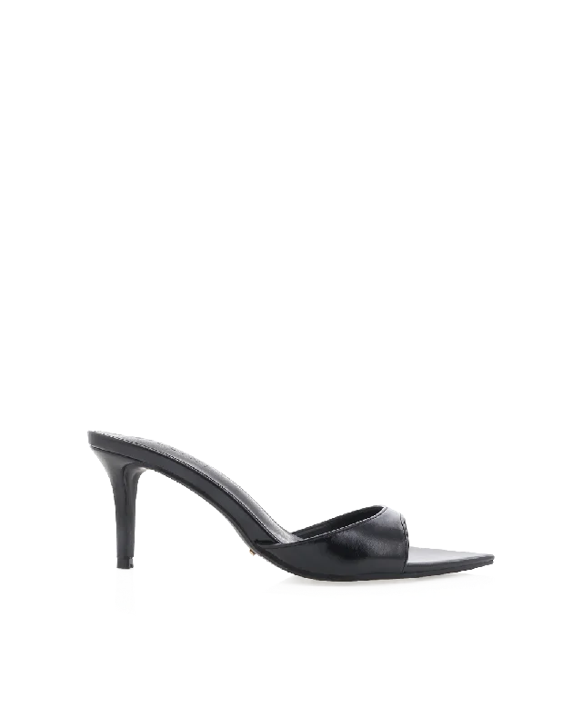 ENSLEY - BLACK SHINE Patchwork Shoe Aesthetic  