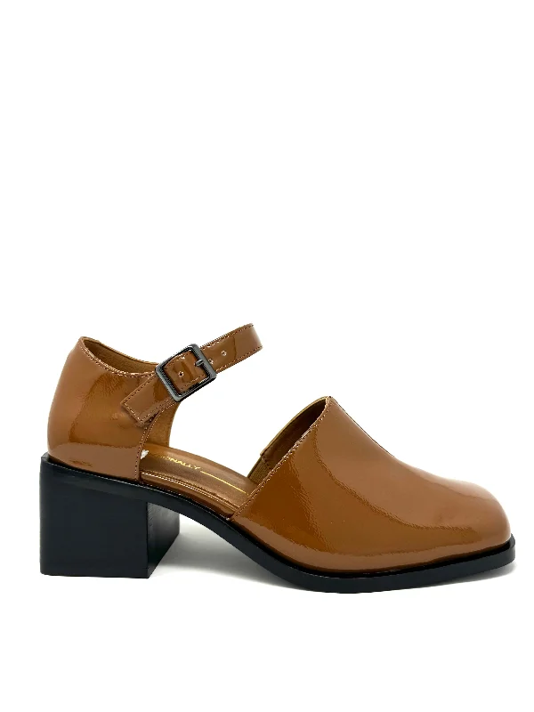 Marty Mary Jane in Taupe from Intentionally Blank Bespoke Shoe Aesthetic 