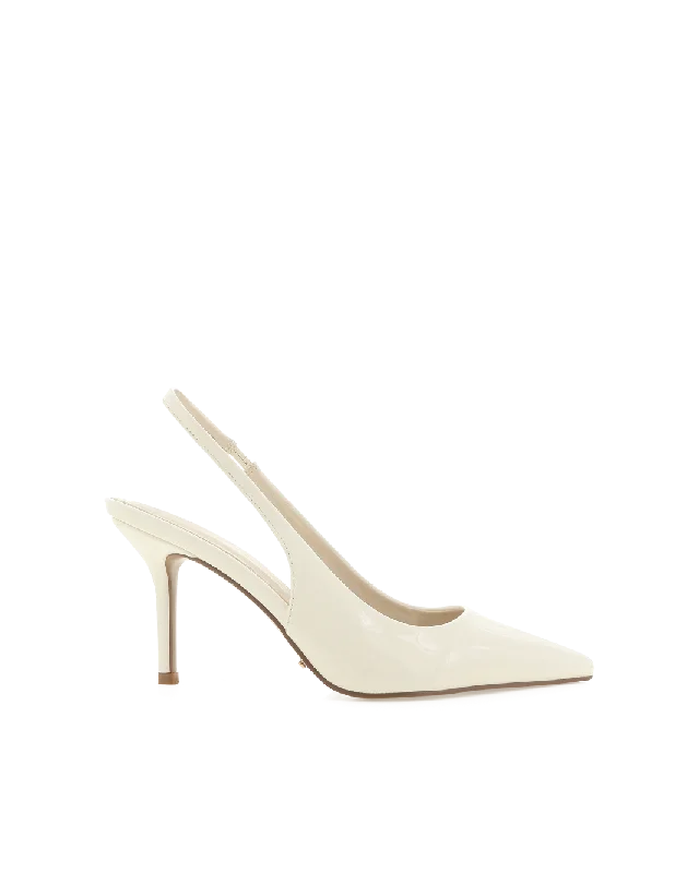 KACIA - BONE PATENT Retro Plimsoll Style  