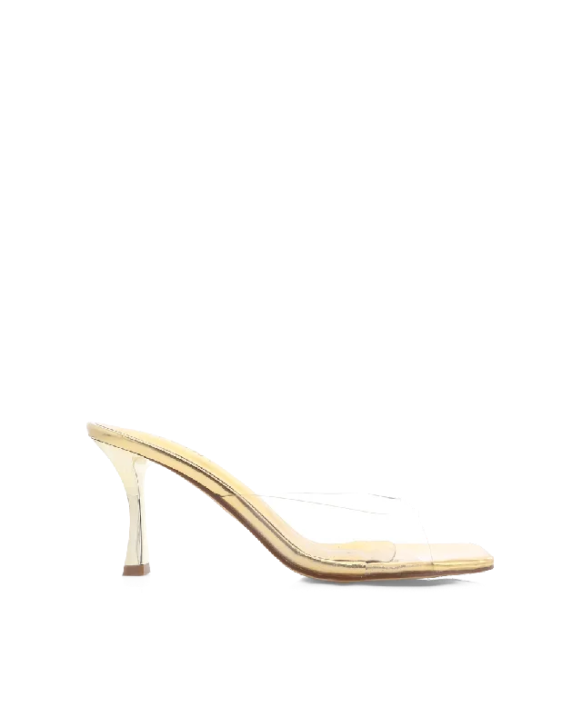 JAYCEE - GOLD CHROME-CLEAR Hip - Hop Sneaker Style  