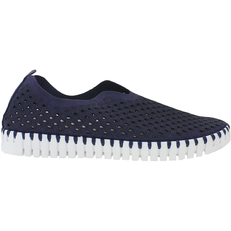 Women's Ilse Jacobsen Tulip 139 Navy Synthetic Open - Lacing Derby Look  