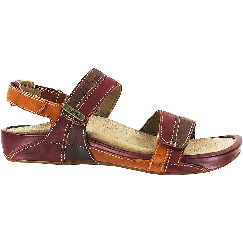 Women's Aetrex Paraiso Autumn Leather Brogue Oxford Aesthetic 