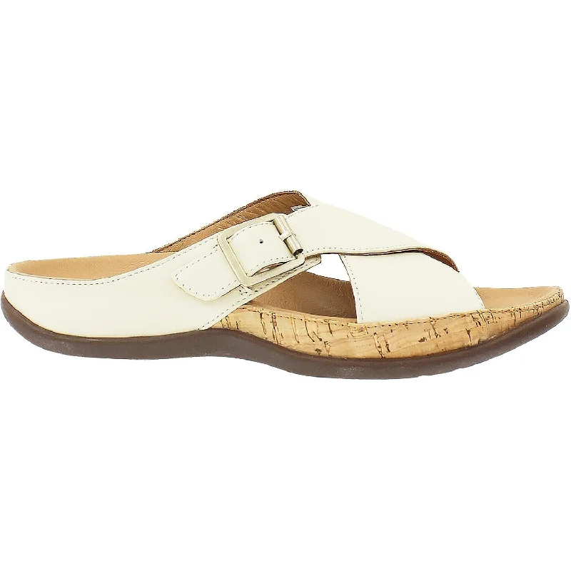 Women's Strive Maria Buckle Marshmallow Leather Casual Loafer Style          