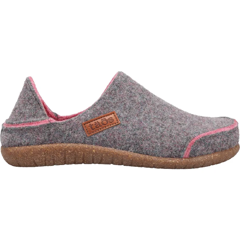 Women's Taos Convertawool Grey Rose Wool Sustainable Shoe Design  