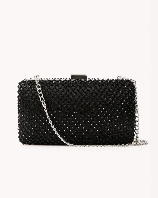 SLOAN CLUTCH BAG - BLACK Comfortable Derby Style  