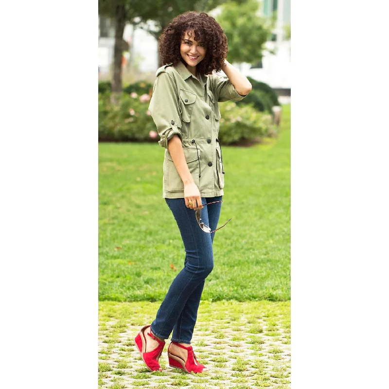 Women's Earth Caper Black Suede Single - Buckle Monk Look  