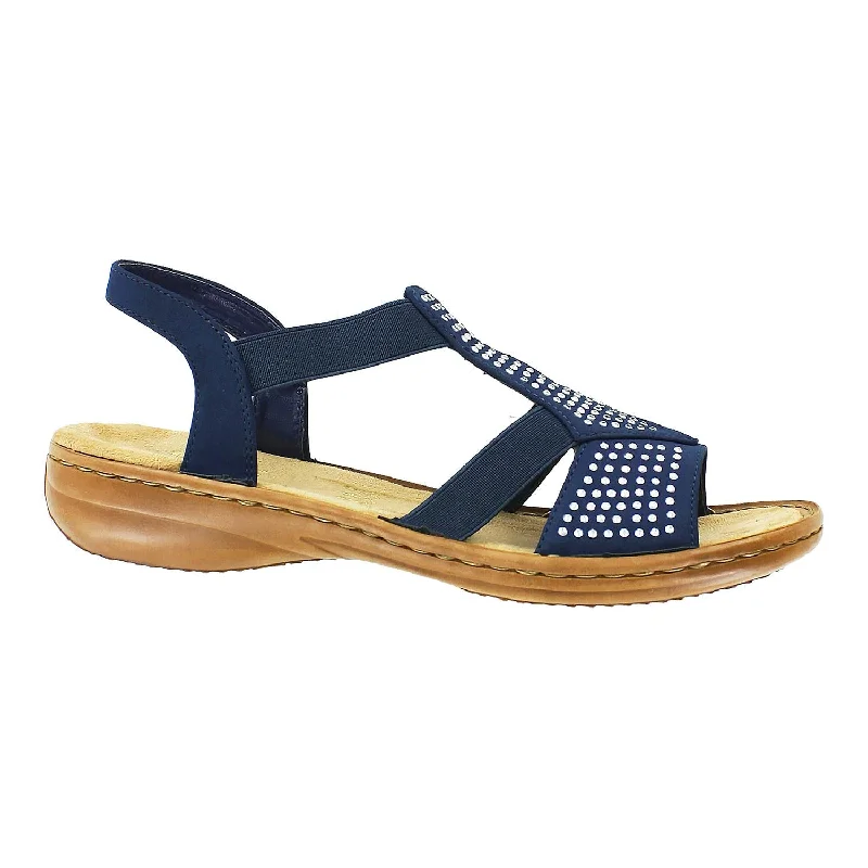 Women's Rieker 608Y2-14 Pacific Synthetic Inflatable Shoe Look 