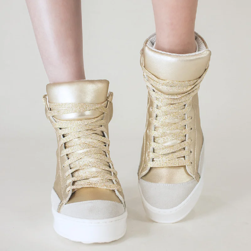 Fearless Oro Wedge Sneaker Mod Oxford Design  
