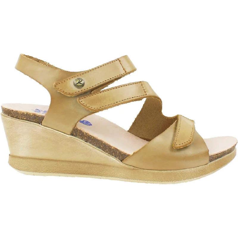 Women's Wanda Panda Madonna WP-10701 Nuez 16 Beige Leather Vintage Oxford Appeal 