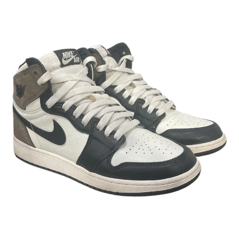 AIR JORDAN/Hi-Sneakers/US 7/Suede/BRW/MOCHA RETRO 1 Two - Tone Shoe Design  
