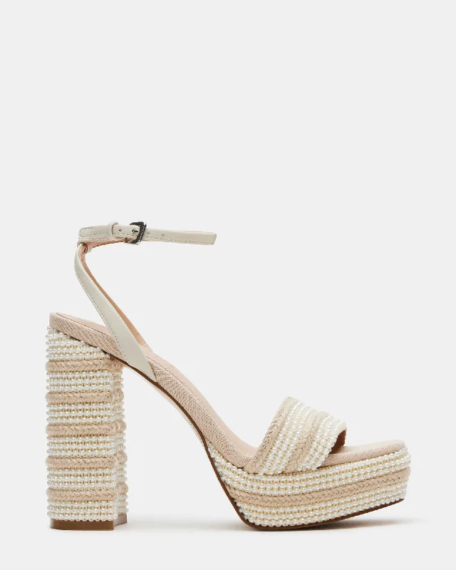 LUMARA NATURAL RAFFIA Neon - Accent Sneaker Look  
